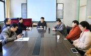 董事长王建刚到竞技宝JJB部署2015年新年音乐会筹办工作